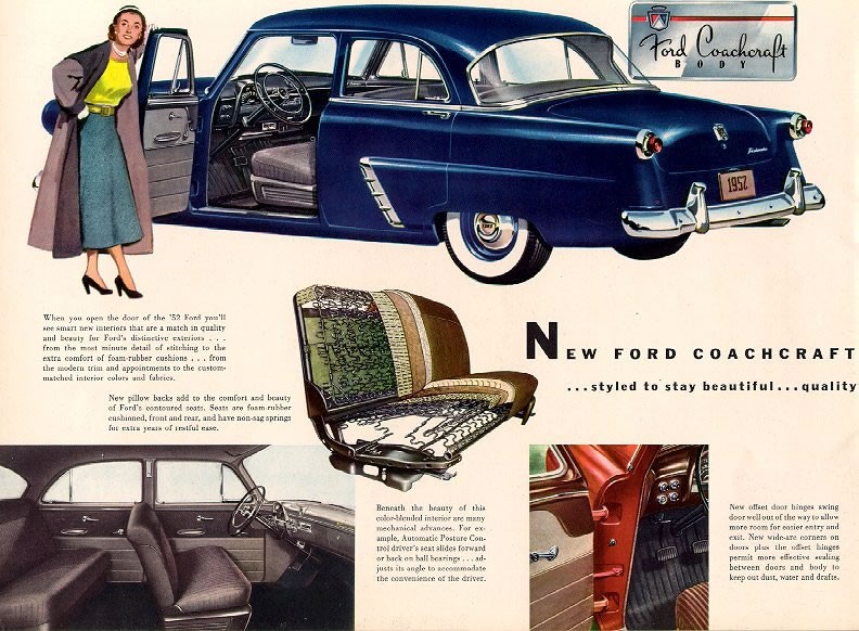 1952 Ford Brochure Page 9